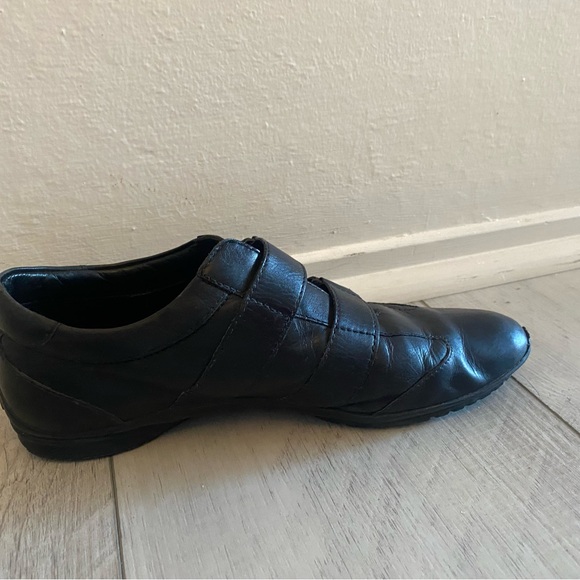 Geox Respira black velcro leather sneakers - Picture 3 of 6